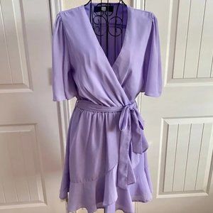 Lavender Wrap Dress Size XS
